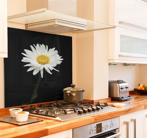 daisy design diy kitchen glass splashback