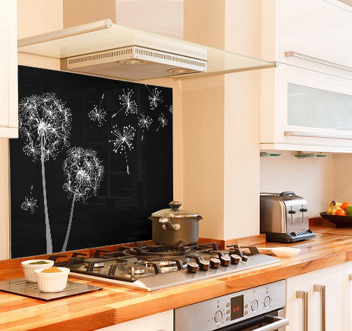 Make wish diy kitchen glass splashback