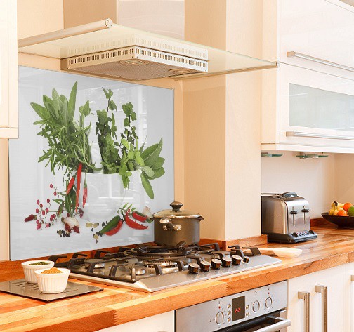 Peppers mortar diy kitchen glass splashback