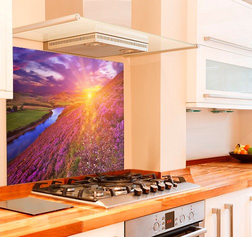 Scottish Pentlands Kitchen Glass Splashback