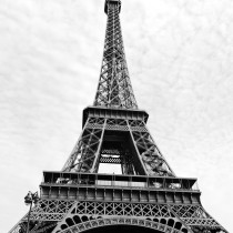 Eiffel Tower sq diy kitchen glass splashback