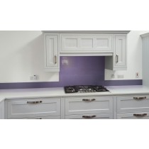 Metallic Steel Violet diy glass kitchen splashback