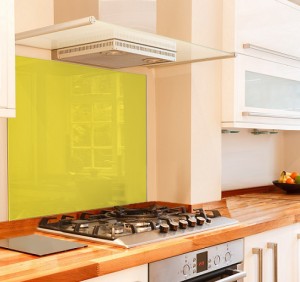 Yellow Glass Splashbacks