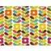 Bright Floral diy kitchen glass splashback