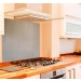 Cappuccino glass splashback mockup