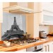 Eiffel-Tower diy kitchen glass splashback