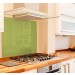 Lime glass splashback
