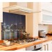 Manhattan night diy kitchen glass splashback