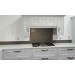 Metallic Pearl Beige diy glass kitchen splashback