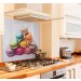 rainbow-macaroon diy kitchen glass splashback