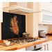 Red Hot Chilli diy kitchen glass splashback