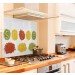 Spice design diy kitchen glass splashback