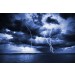 Storm at Sea diy kitchen glass splashback